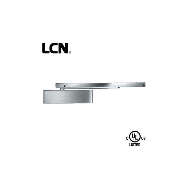 :Standard Arm Track Door Closer, 24V, Aluminum
